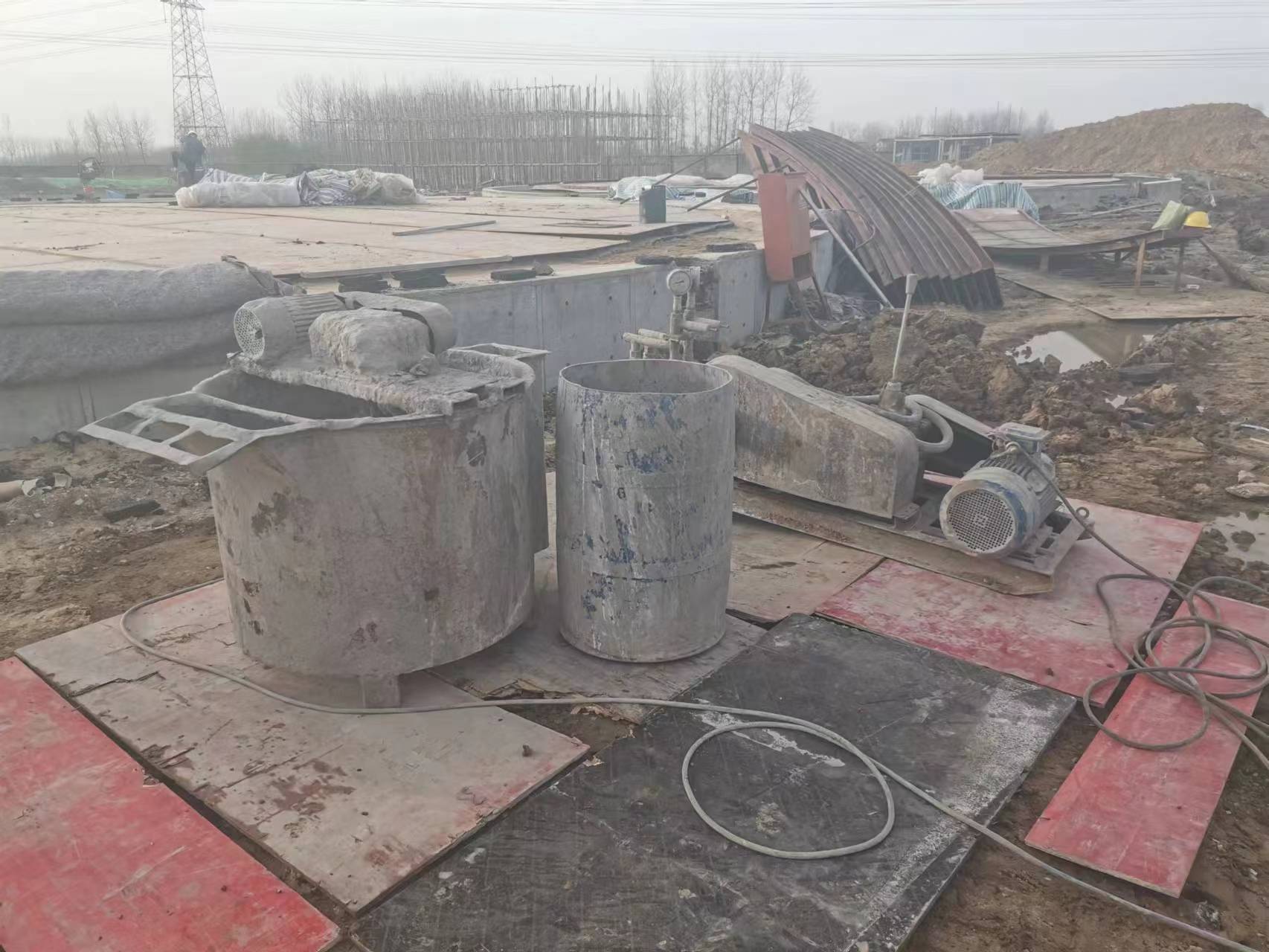 拖市镇顶管注浆